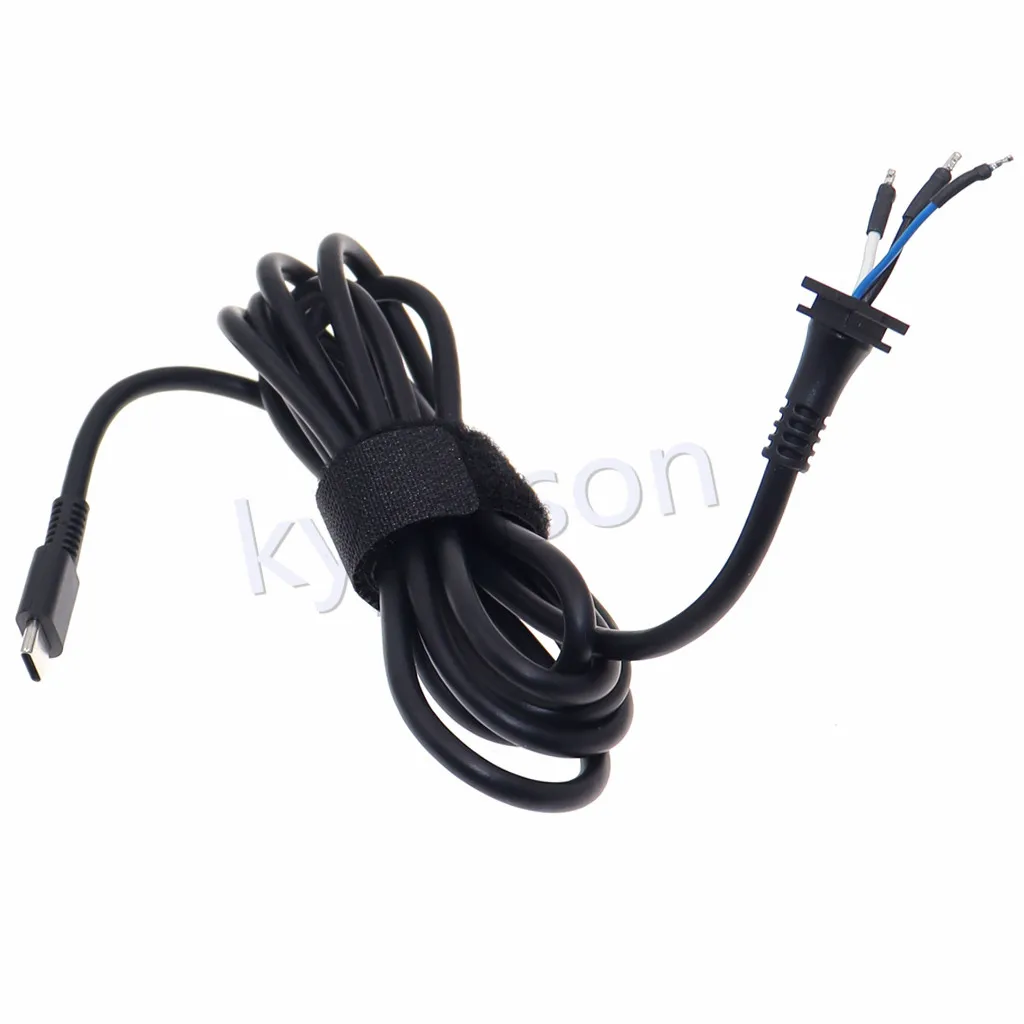 

USB Type C Charging Cable DC Jack Plug Power Adapter Cable For Lenovo Laptop 45w 65w Adapter USB C Power Connector Cord 1.8m