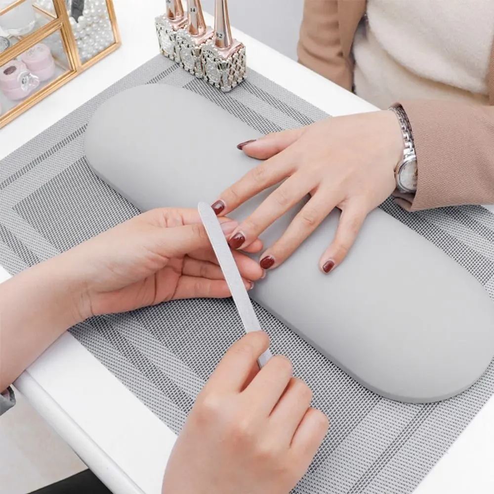 

Новинка, Легкая очистка, профессиональная подставка для подушки из микрофибры, Кожаная подставка для маникюра, подставка для ногтей, подста...