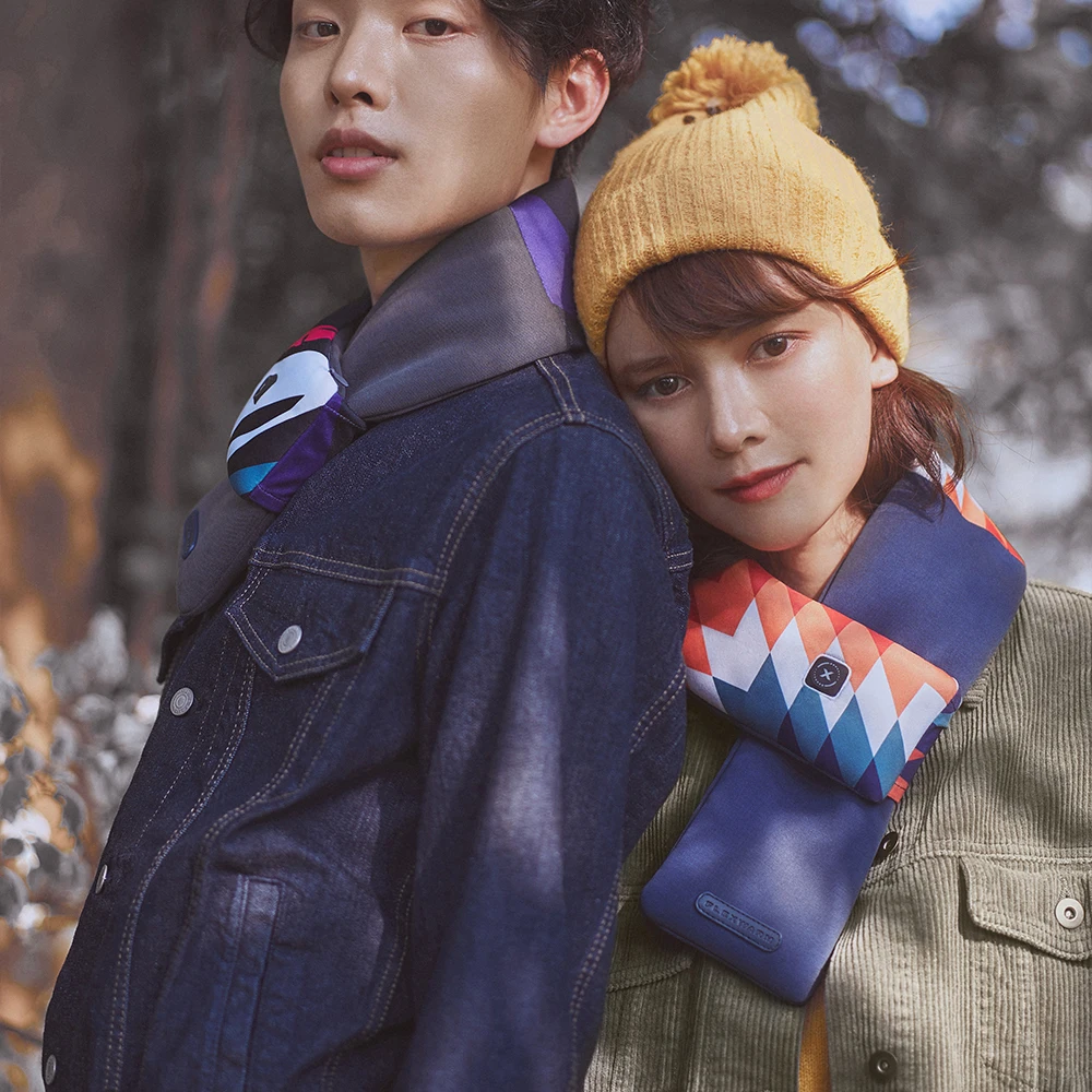 Шарф с подогревом Flexwarm, нагревательная подушка для шеи, перезаряжаемая нагревательная подушка для шеи с внешним аккумулятором, беспроводная термоповязка на шею для мужчин и женщин Шарф с подогревом Flexwarm, нагревательная подушка для шеи, перезаряжаемая нагревательная подушка для шеи с внешним аккумулятором, беспроводная термоповязка на шею для мужчин и женщин