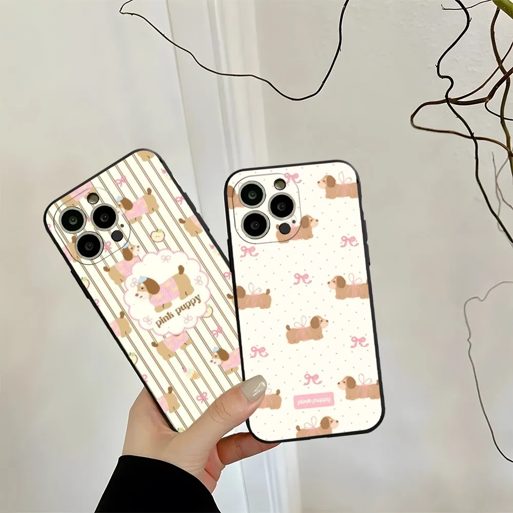 Чехол для телефона с таксой iphone 13ProMax 15 11 13 14 Pro Xs Max Mini Xr X 7 8 6 6s Plus