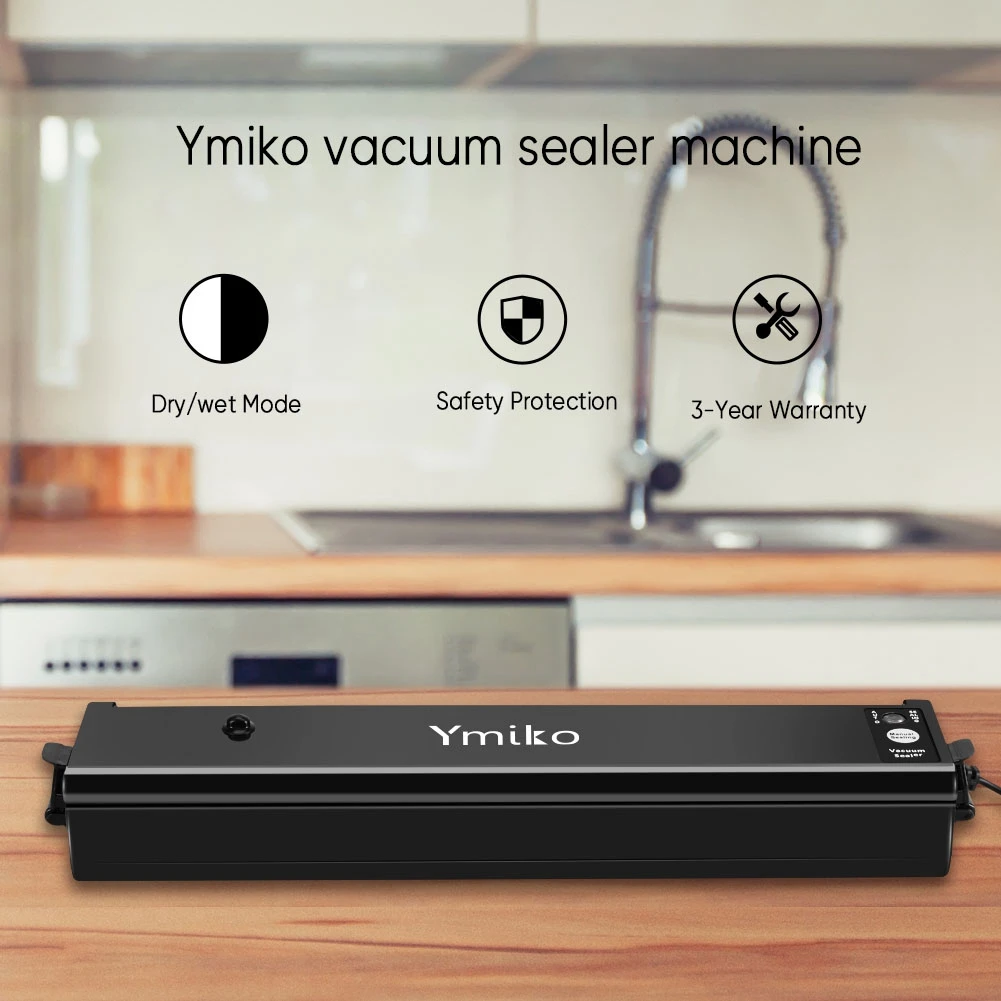 Вакуумный упаковщик Портативный компактный вакуумный Ymiko для вакуумной и