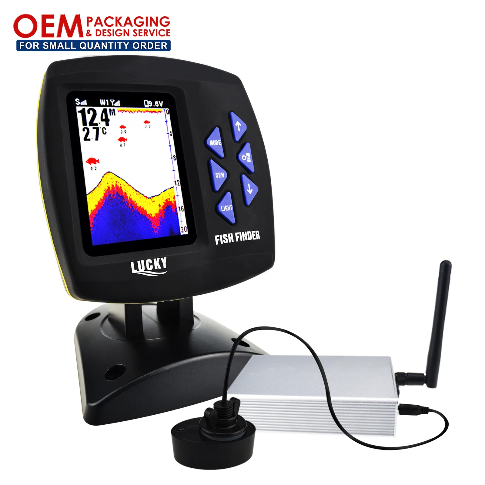 

FF918-CWLS Color Display Bait Boat Finder with 300m/980ft Wireless Operating Range(OEM Packaging Available)