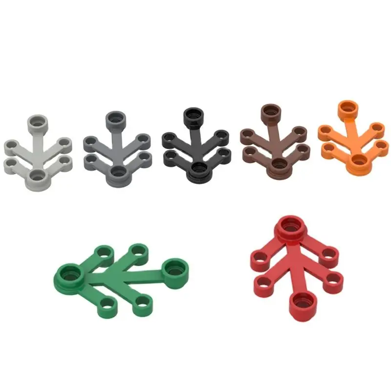 

2423 4x3 строительные блоки с листвой растений кубики MOC совместимые детали «сделай сам» Обучающие игрушки подарок 10 шт.