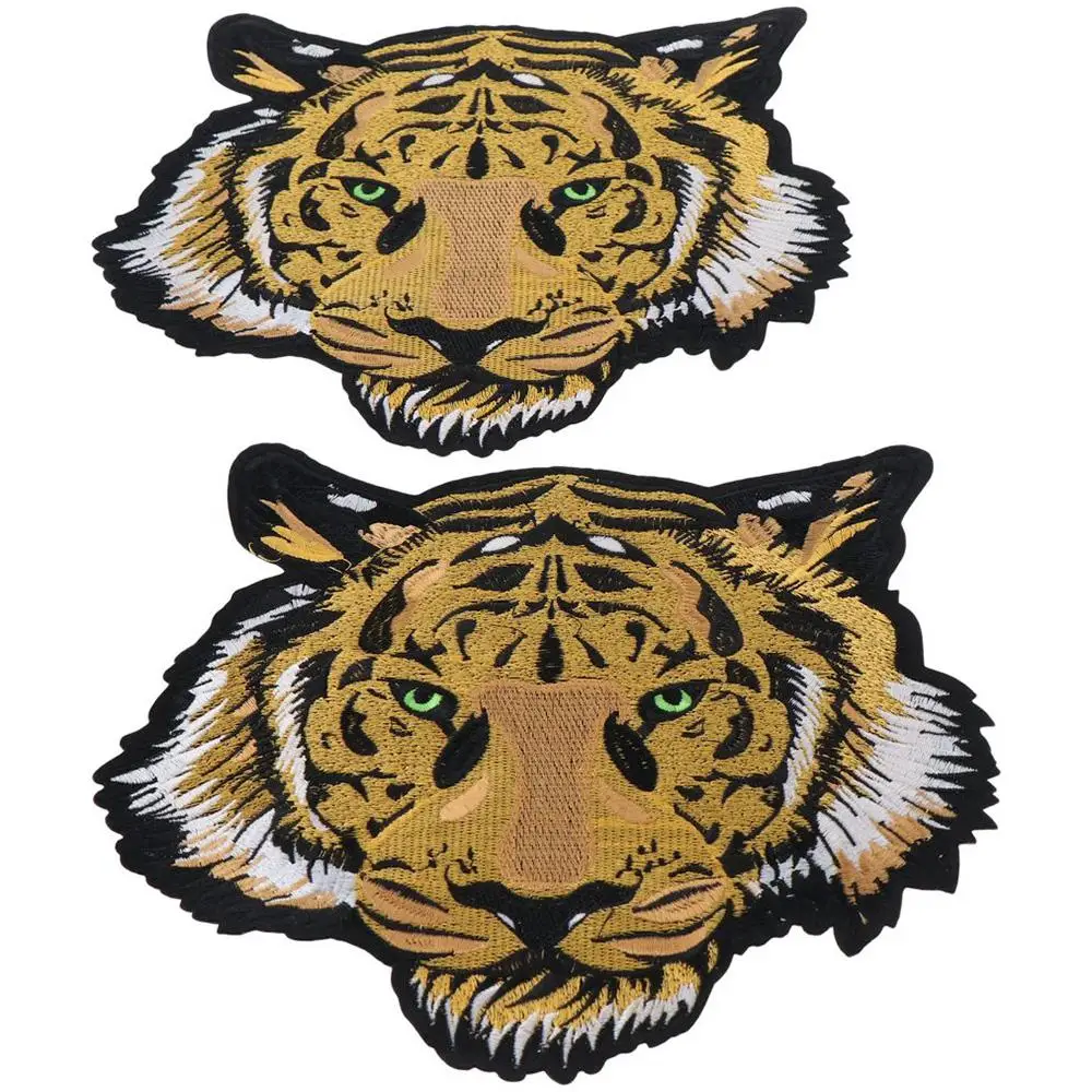 

Clothing Accessories Embroidered Cloth Stickers Personalized Decoration Decal Tiger Badge Home Decoration Outdoor Activities