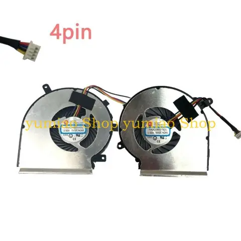 587B Высокоскоростной процессор CPU Cooler Cooling для вентилятора для MSI GE62VR GL62M GP62MVR GL62VR