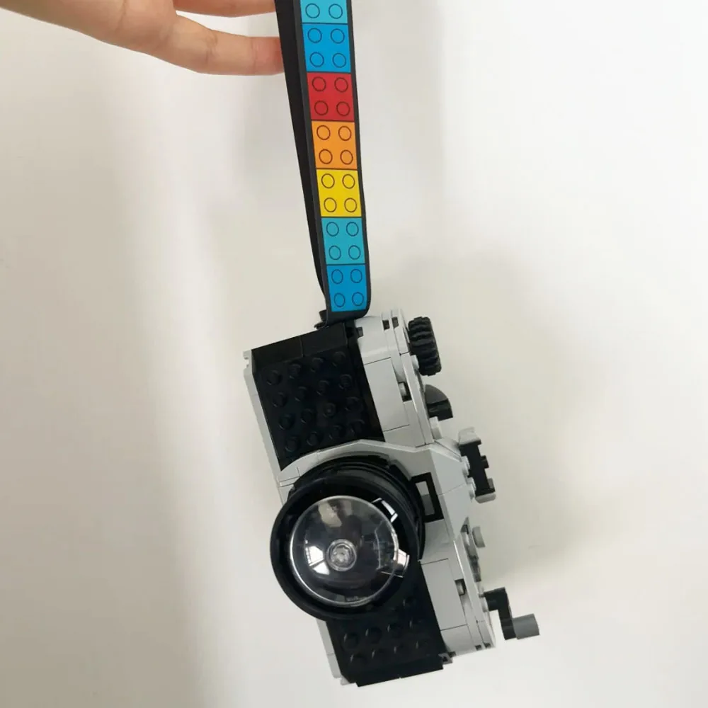 Мини-винтажная модель камеры строительные блоки самоблокирующиеся кирпичи