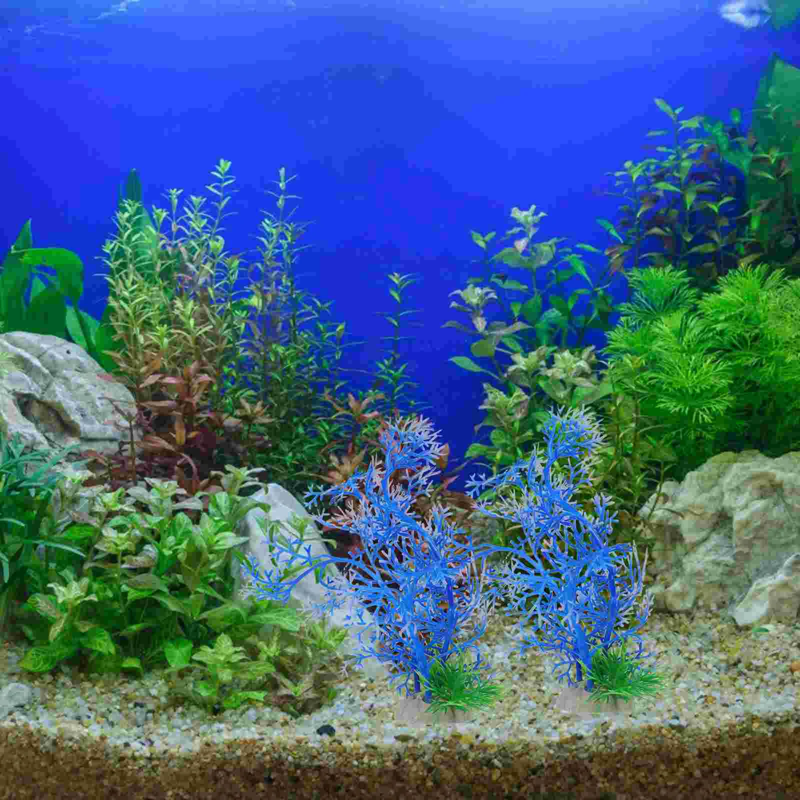 5 шт. искусственные водные растения украшение для аквариума украшения дома