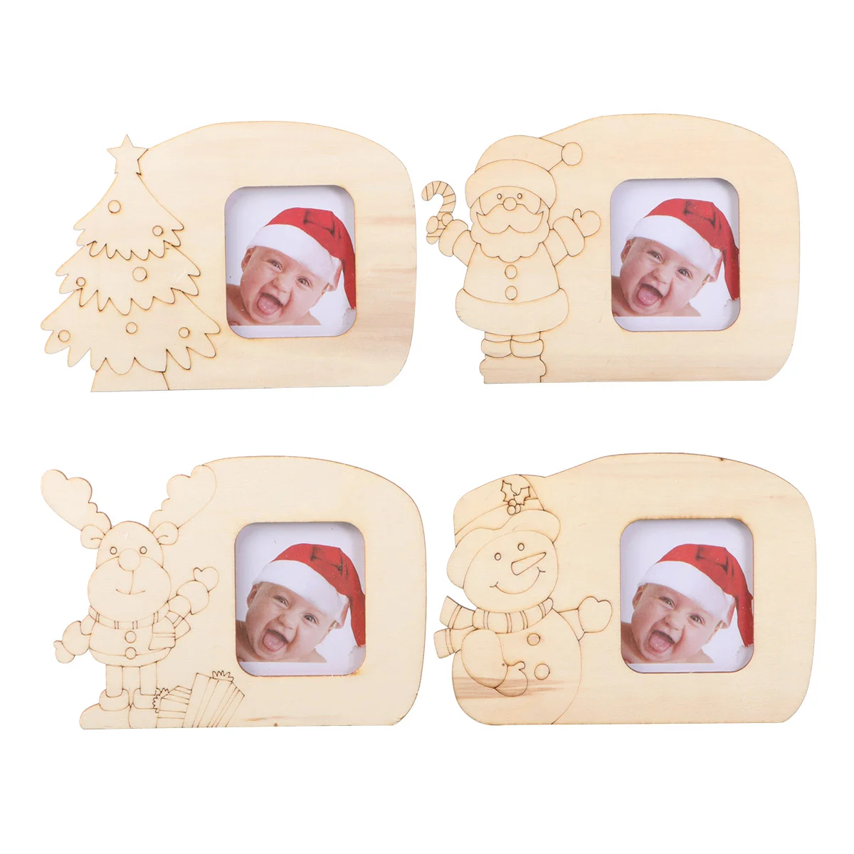 

Frame Picture Photo Christmas Family Collage Wood Wedding Desktop Couple Standing Friends Wall Ornaments