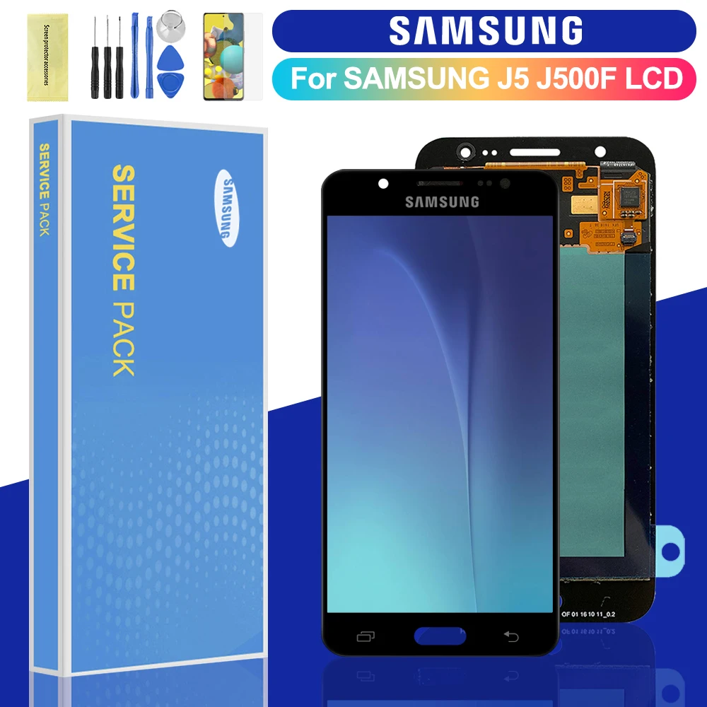 5 0 ''Оригинальный Для SAMSUNG Galaxy J5 2015 J500 ЖК-дисплей с сенсорным экраном