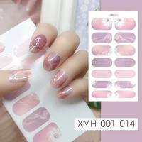 2pcs spring and summer flower nail enhancement cute cartoon sticker nail full paste japanese daisy nail polish film nail sticker