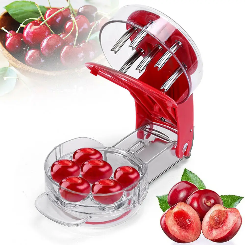 

Cherry Pitter Tool Pit Remover Multiple Cherry Olive Grapes Stoner Core Seed Corer Remover Pitter Tool Fruit Kitchen Gadget