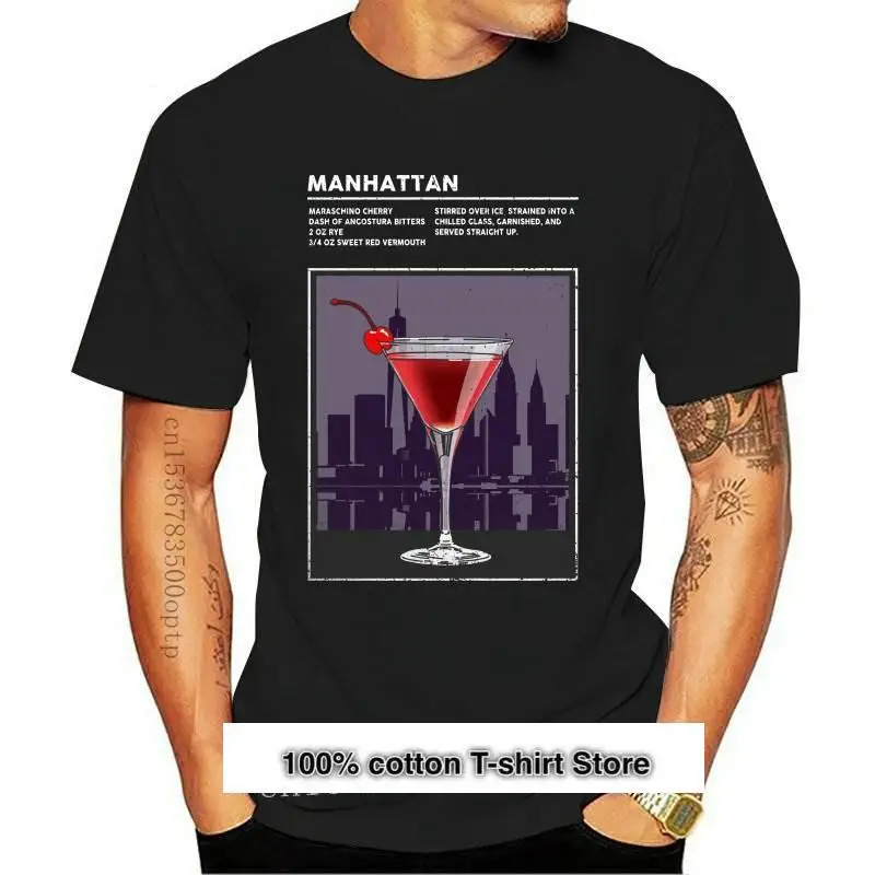 

Camiseta de Nueva York para camarero, camisa de bebidas mezcladas, Alcohol, licor Happy Hour