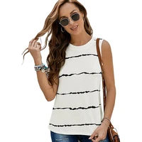 2022 summer tanks tops women fashion sleeveless camisole shaperin striped printed chemise chic casual holiday office baggy tunic
