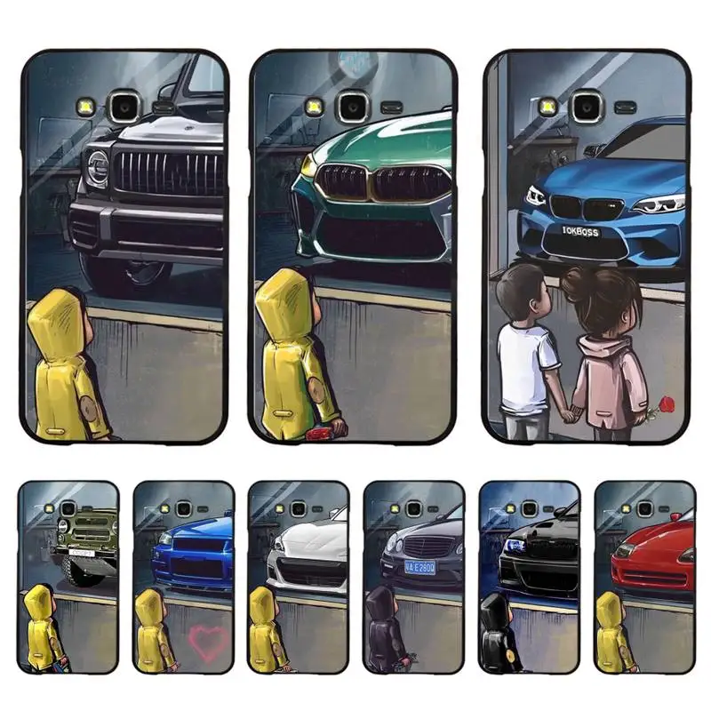 

Boy See Sports Car Jdm Drift Phone Case For Samsung J 7 plus 7core J7 neo J6 plus prime J6 J4 J5 Mobile Cover