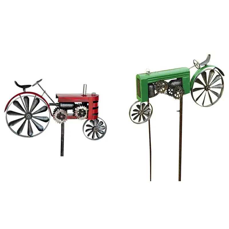 Трактор ветровой Спиннер металлический трактор тележка для дорожек дворов