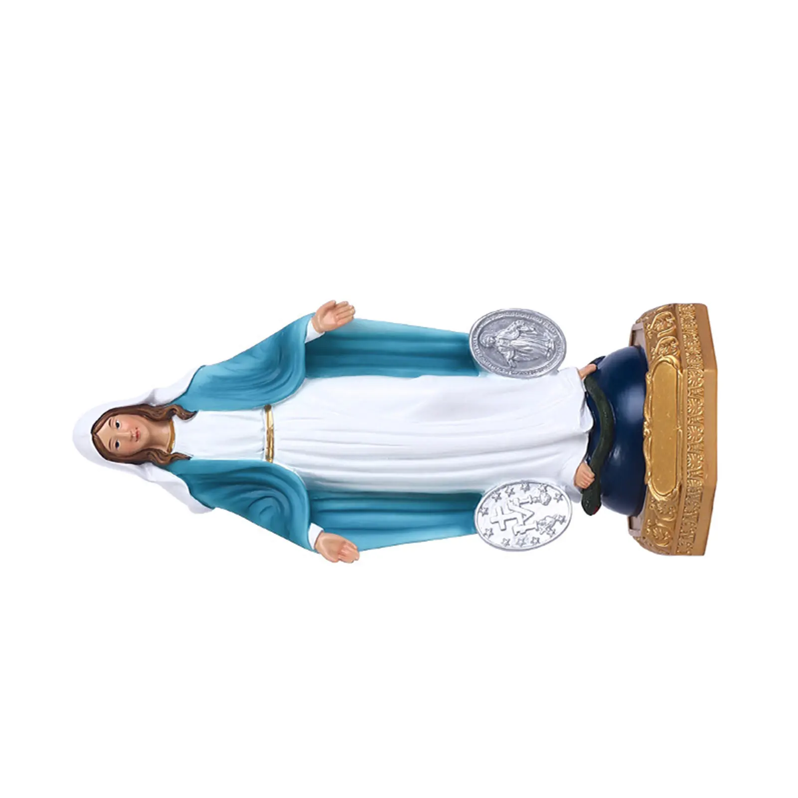 

Фигурка религиозного дизайна, точные детали, цветная роспись для праздничной вечеринки, сувениры, Декор