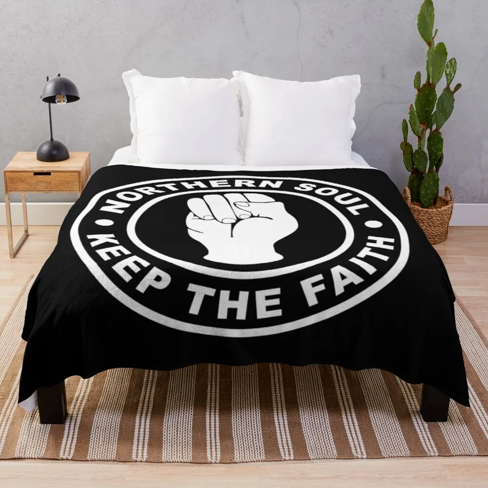 

Northern Soul keep the faith Throw Blanket Stuffed Blankets Summer Bedding Blankets Throw Blanket For Sofa Thin Blanket Sofa