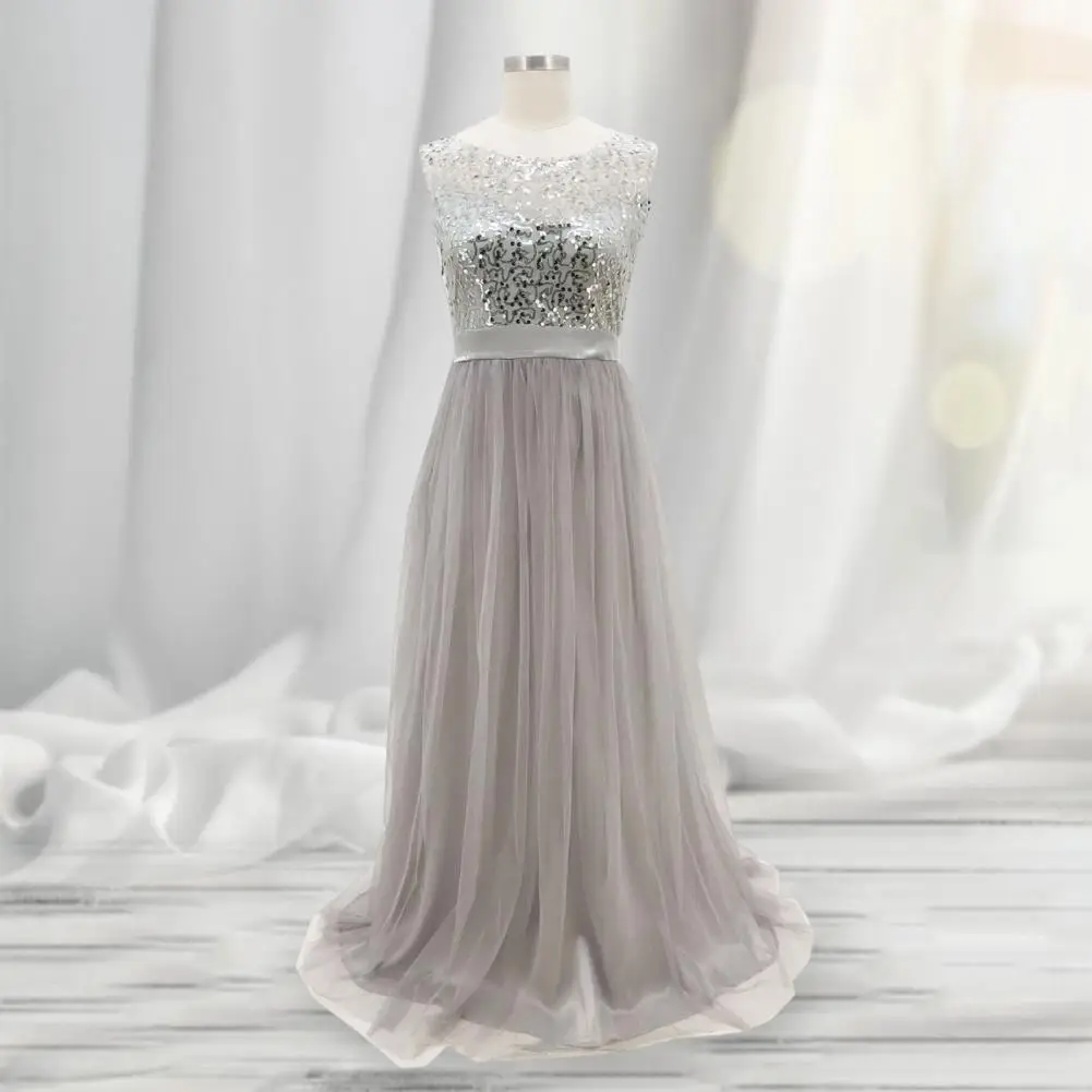 

Dress-up Floor Length Prom Banquet Long Bridesmaid Dress Lady Garment