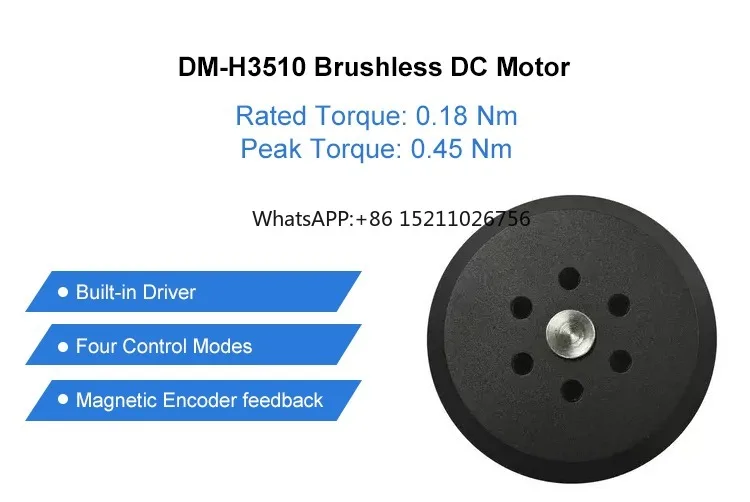 DM-H3510 24В 0.45Нм пиковый крутящий момент 1800 обмин CAN-FD 5 Мбитс магнитный энкодер 116г легкий мотор для суставов исследовательского робота с ИИ (art.: 3920dccefb4db) - 3920dccefb4db