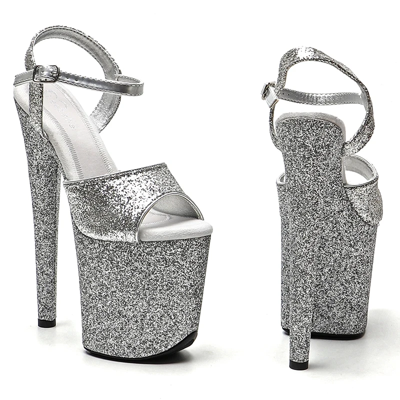 Leecabe 8Inch/20cm Women's Platform party High Heels Shoes Pole Dancing Shoes