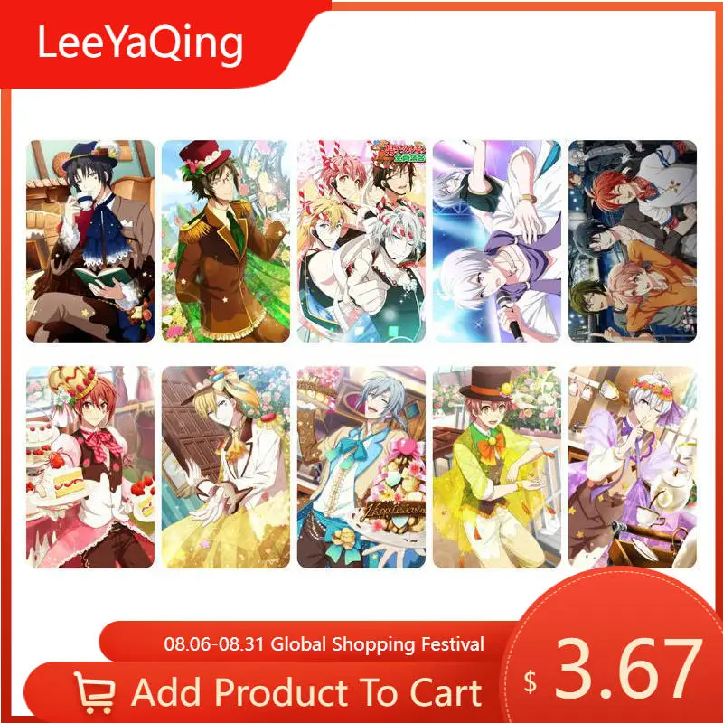 Наклейки для карт IDOLISH7, наклейки в японском стиле, 10 шт., детские наклейки с гладкой поверхностью, наклейки на заказ Наклейки для карт IDOLISH7, наклейки в японском стиле, 10 шт., детские наклейки с гладкой поверхностью, наклейки на заказ