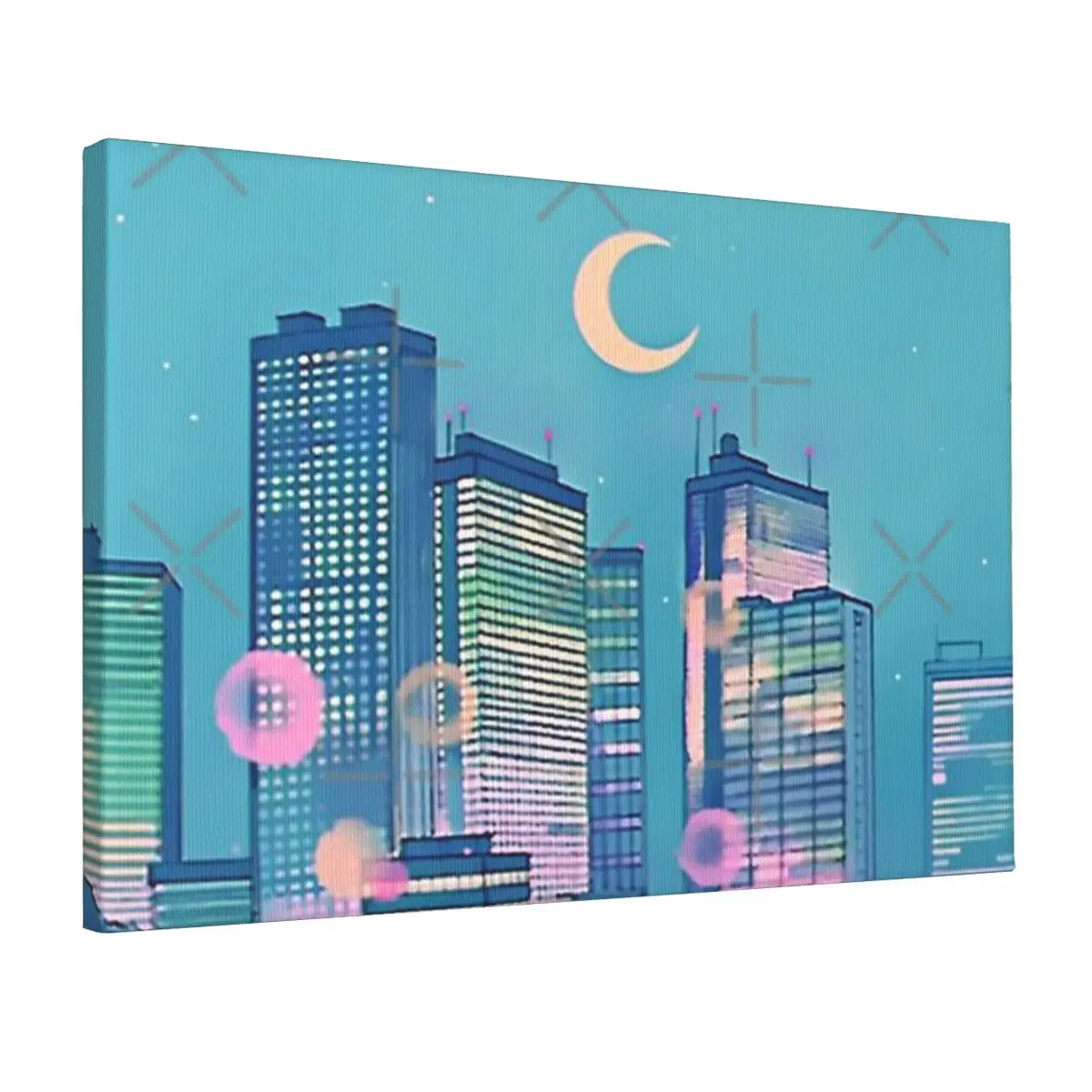 

Classic Shoujo Skies Canvas Frameless Painting Trendy Living Room Holiday Delicate Multi-Style