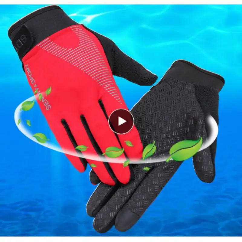 

Теплые велосипедные перчатки, износостойкие перчатки с пальцами для сенсорного экрана, дышащие противоударные спортивные перчатки, Нескользящие резиновые перчатки для пальцев