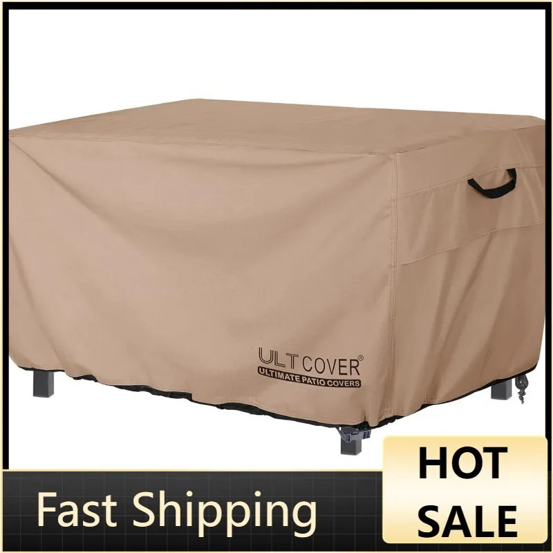 

ULTCOVER Rectangular Gas Fire Pit Table Cover 44x28 inch Waterproof Heavy Duty Firepit Cover