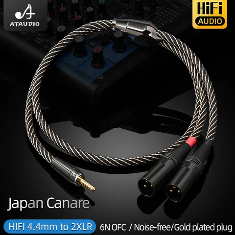 ATAUDIO  Hi-Fi аудиокабель 4,4 мм к XLR