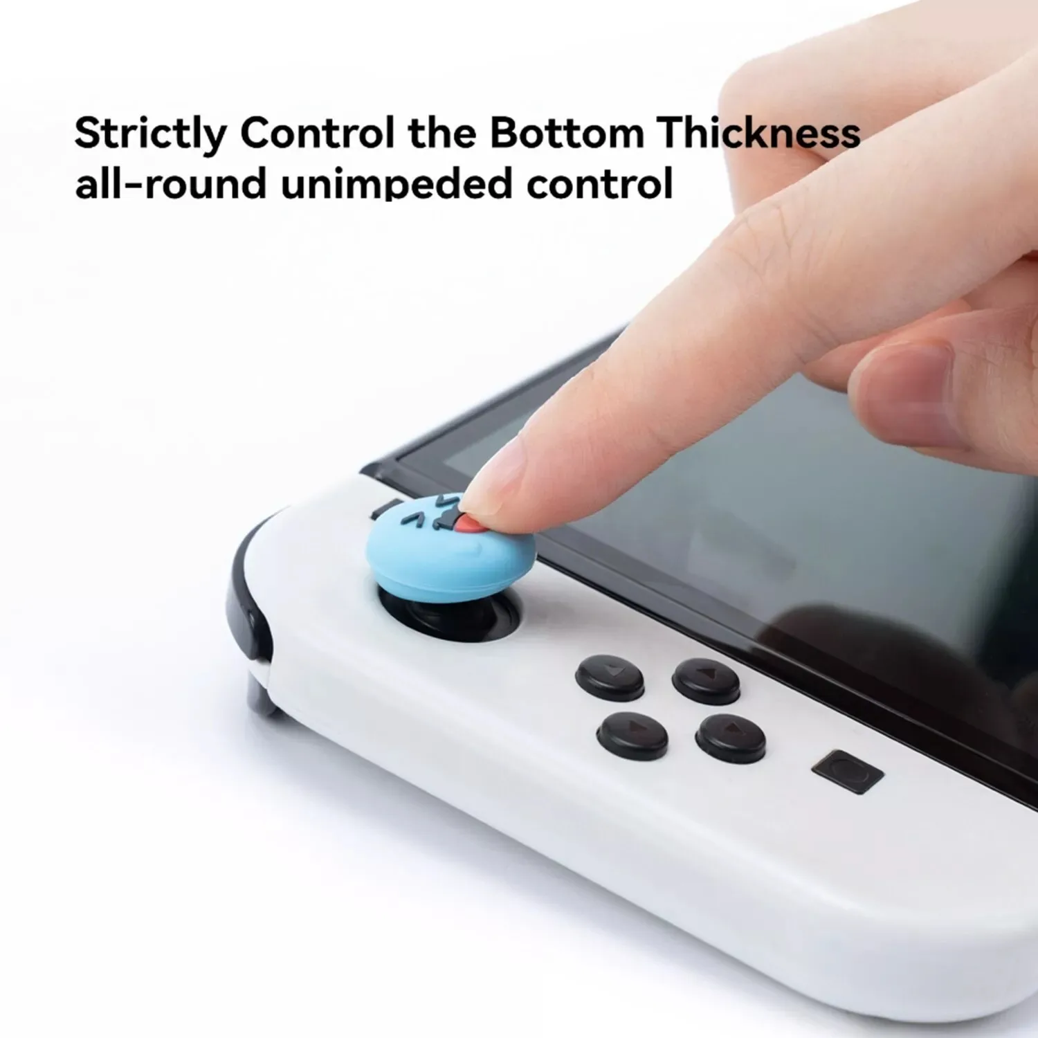 Фото Силиконовые колпачки Yocore, 4 шт., совместимые с Nintendo Switch/OLED/Lite №4