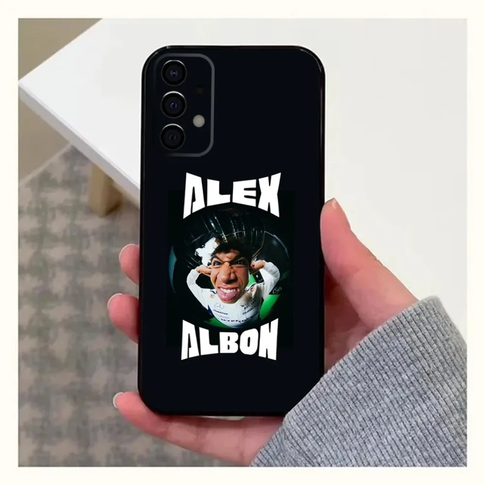 Чехол для телефона Cool F1 23 A-Alex A-Albon Samsung Galaxy A20 A21s A22 A31 A32 A52 A53 A72 73 A80 A91 Мягкий черный