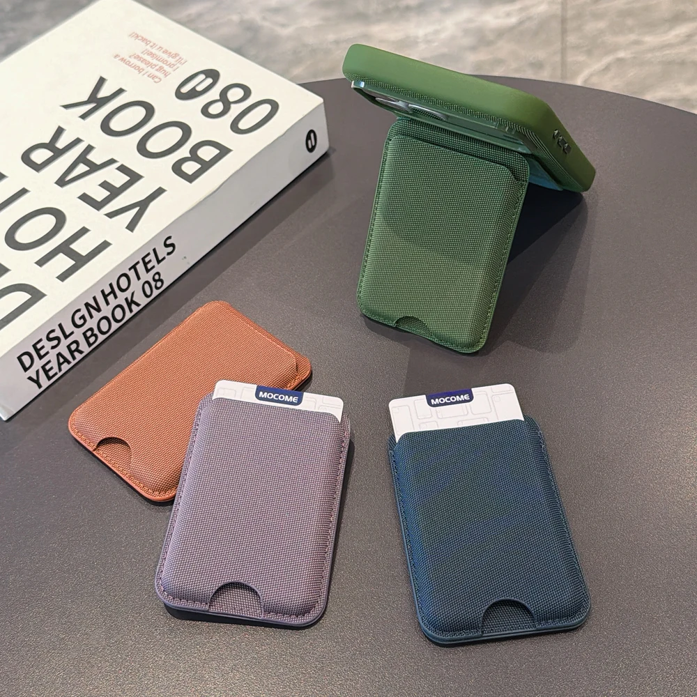 Магнитный чехол-кошелек MagSafe Techwoven для iPhone 15, 16, 17 Pro Max и Samsung S25, S26 Ultra с отделениями для карт (art.: 3920db241ce4d) - 3920db241ce4d