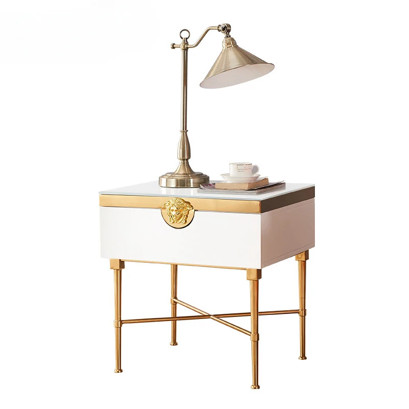 Боковые шкафы для дивана Угловые Маленькие боковые Светлый роскошный креативный