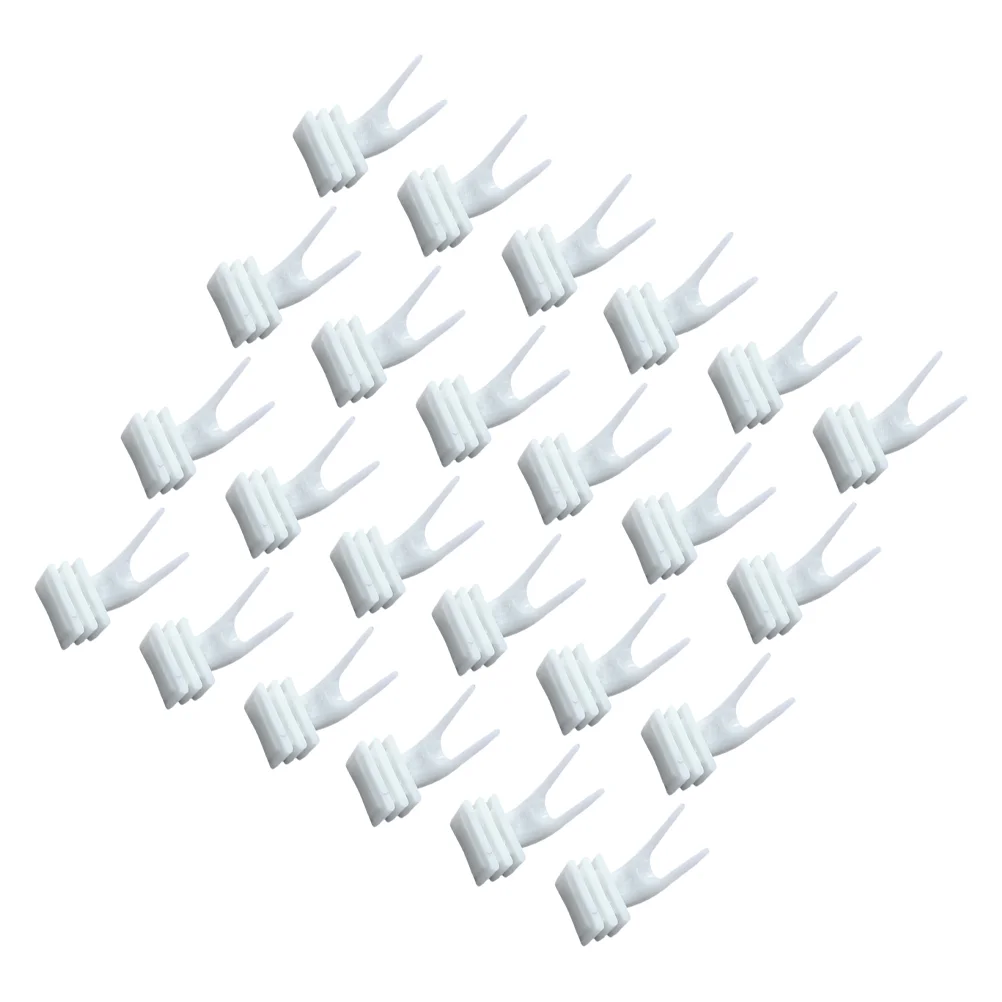 

50pcs Parrot Vegetable Fixed Forks Small Parrot Food Forks Parrot Cage Supplies