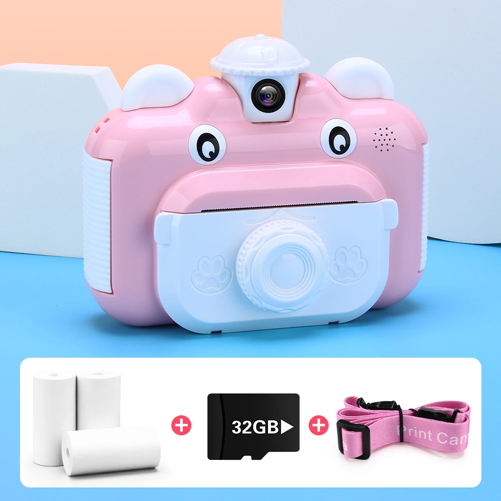 

Amazon Film Camera Thermal Paper Printing Camera HD Polaroid Photo Paper Polaroid Printing Camera Children