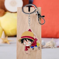 one piece monkey d luffy ace tony chopper sanji nami roronoa zoro acrylic pendant keychain gifts anime collect toys