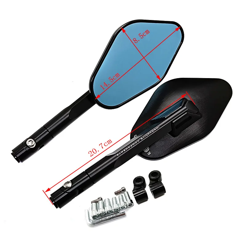 Для Honda CB1000R CB1300 CB600 Kawasaki Z900 RS Z800 Z1000 Мотоцикл Универсальные зеркала заднего вида с