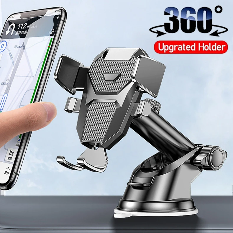 

Universal Sucker Car Phone Holder Mount Auto Windshield Dashboard Retractable Rotatable GPS Navigation Bracket Stand