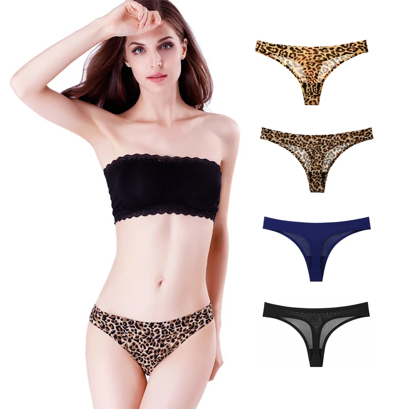 

Трусики-стринги женские из вискозы, без следов