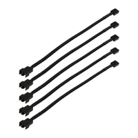 5pcs 4 pin pwm connector case fan extension power cable for compure cpu cooling system for computer case fan 26cm