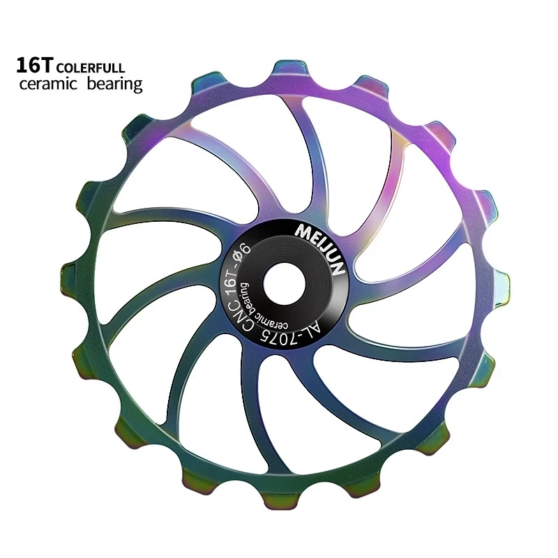 

1pc 14T 15T 16T MTB Road Bike Rear Derailleur Pulley Roller Ceramic and Aluminum Bearing Guide Jockey Wheel for Shimano Sram