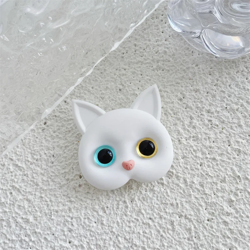 folding air sac finger holder for phone grip tok accessory 3d cat design cellphone stand for iphone mobile accessories support free global shipping