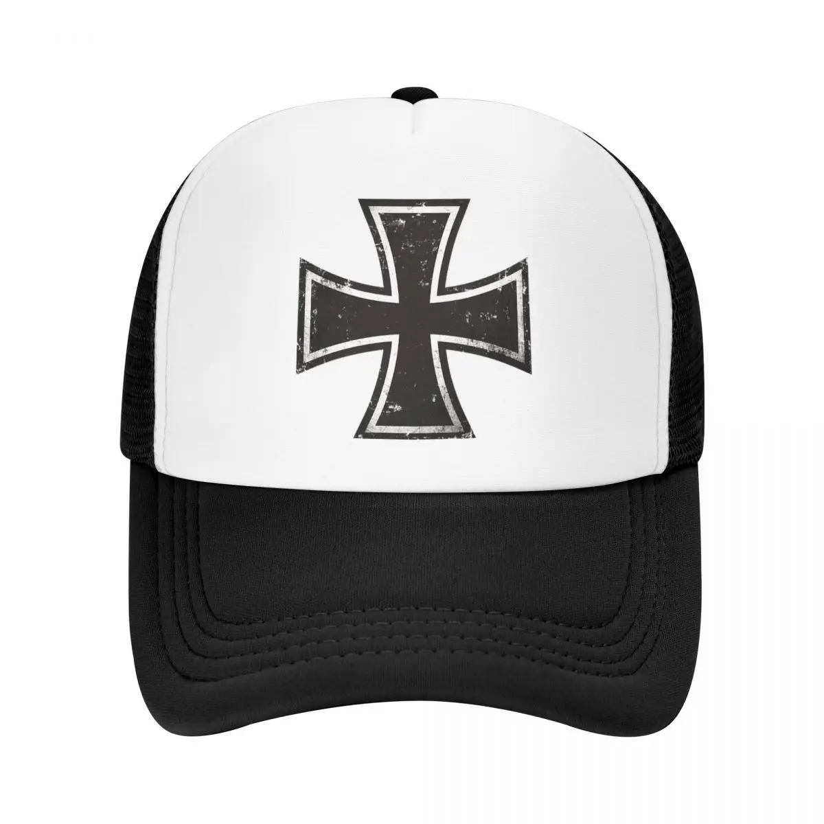 

Классическая немецкая бейсболка с железным крестом для мужчин и женщин, Регулируемая Кепка-тракер, Снэпбэк кепки для выступлений, летние ке...