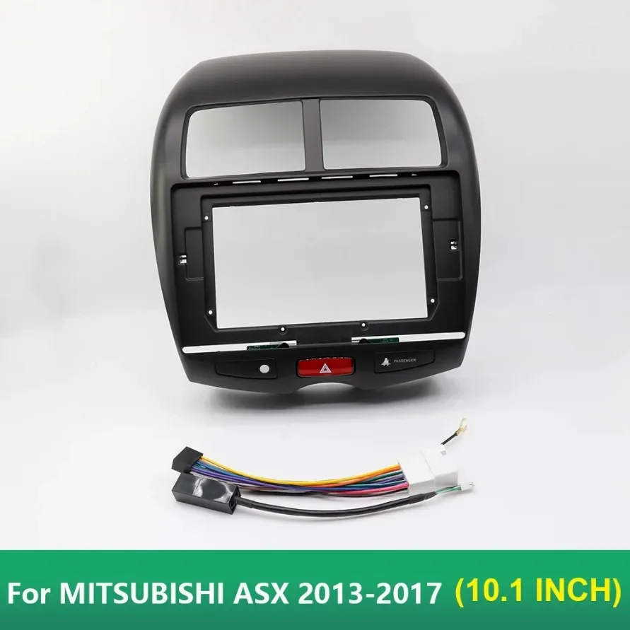 10 1 дюймовая Автомобильная радиоустановка Fascia Для MITSUBISHI ASX 2013-2017 рамка Android 2Din MP5