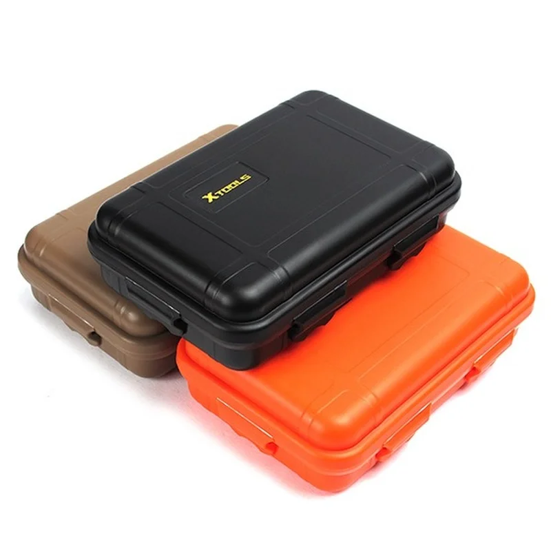 

Large EDC Tool Outdoor Survival Kit Box Shockproof and Pressureproof Waterproof Box Sealed Box Wilderness Survival Storage Box