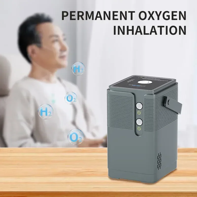 Генератор водорода 450 мл/мин машина для терапии h2 портативная ингаляции