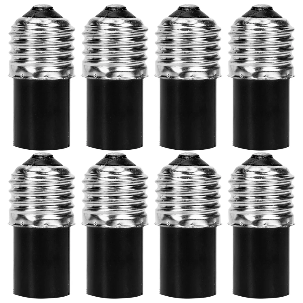 

8pcs Plated Nickel Lamp Sockets E27 to E12 Adapters Candelabra Light Bulb Converters