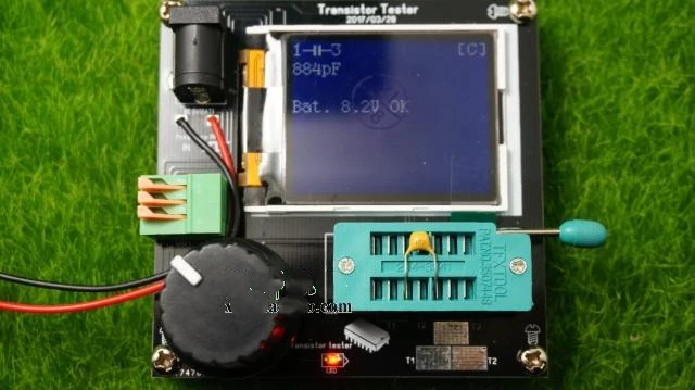 Тестер транзисторов Частотомер ШИМ прямоугольная волна LCR Таблица Полноцветный