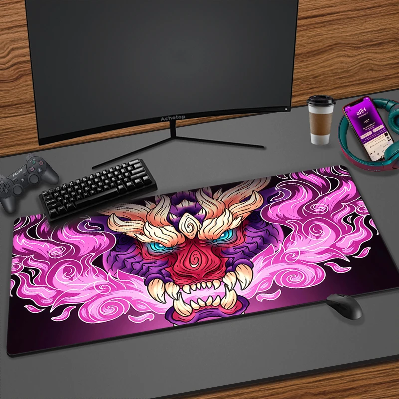 

Monster Hunter Dragon Game MouseMat XXL Extended Mouse Pad 900x400 Slipmat Keyboard Mousepad Company Desk Mat Gaming Accessories