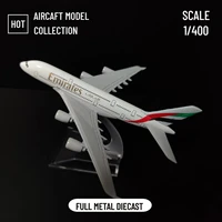 scale 1400 metal airplane replica 15cm emirates airlines a380 aircraft diecast model aviation collectible miniature ornament